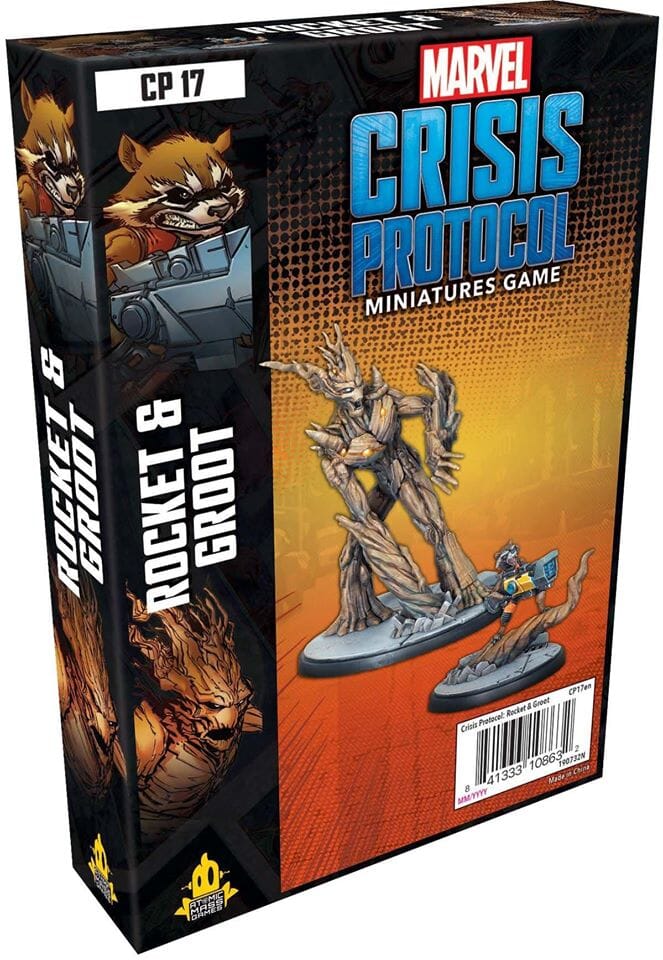 MARVEL CP: ROCKET AND GROOT Miniatures|Figurines Atomic Mass Games  | Multizone: Comics And Games