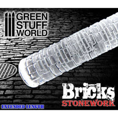 Textured Rolling Pins Brushes/Tools Green Stuff World Bricks  | Multizone: Comics And Games