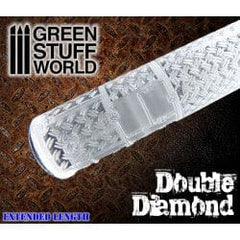 Textured Rolling Pins Brushes/Tools Green Stuff World Double Diamond  | Multizone: Comics And Games