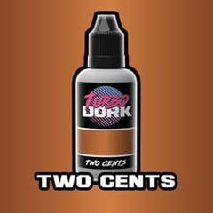 Turbo Dork Paints Paint Turbo Dork Two Cents Metallic Acrylic Paint  | Multizone: Comics And Games