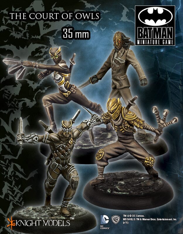 THE COURT OF OWLS Batman Miniature Game Knight Models  | Multizone: Comics And Games