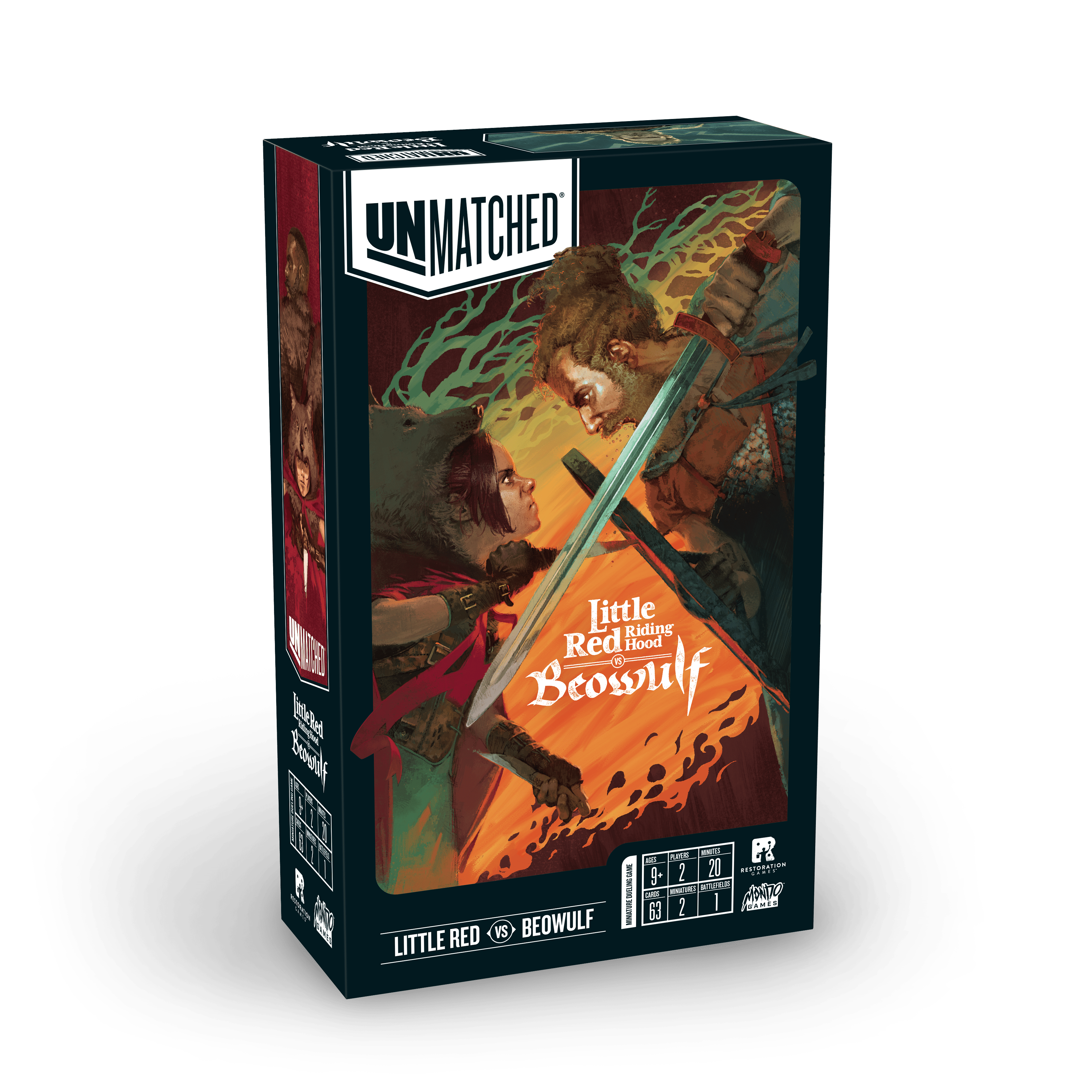 Unmatched: Little Red Hood VS Beaowulf Board Game Multizone  | Multizone: Comics And Games