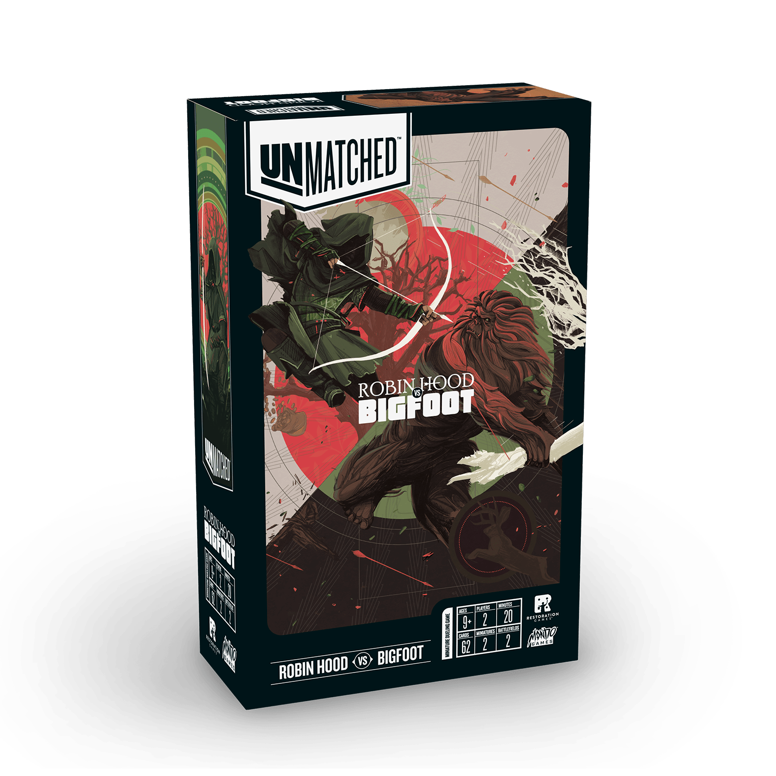 Unmatched: Robin Hood VS Bigfoot Board Game Multizone  | Multizone: Comics And Games