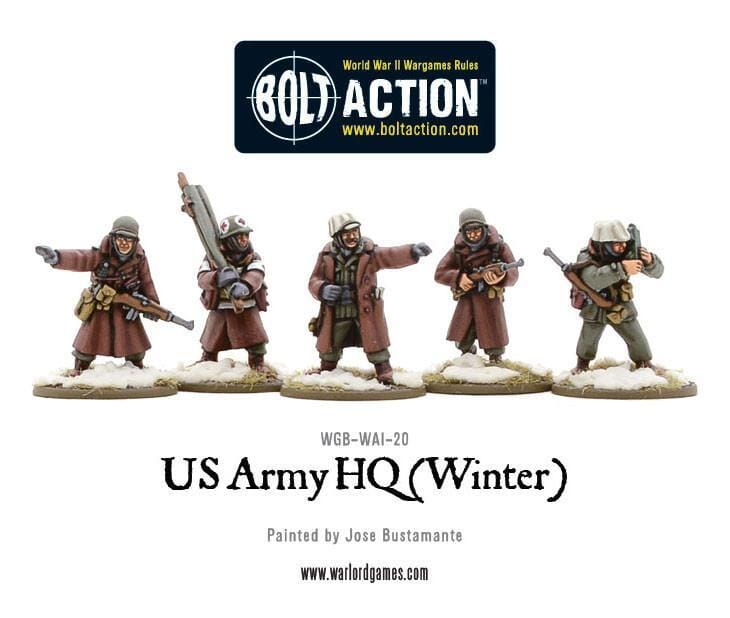 US Army HQ (winter) Bolt Action Warlord Games  | Multizone: Comics And Games