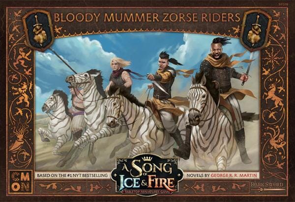 A Song of Ice & Fire: Bloody Mummer Zorse Riders Miniatures Multizone  | Multizone: Comics And Games