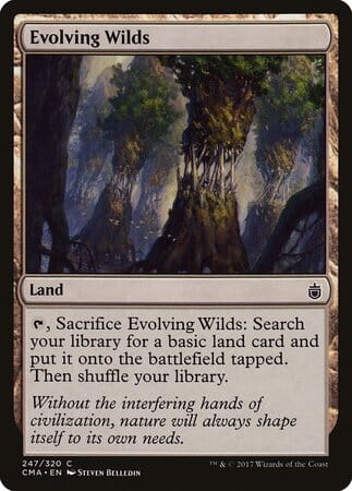 Evolving Wilds [Commander Anthology] MTG Single Magic: The Gathering  | Multizone: Comics And Games