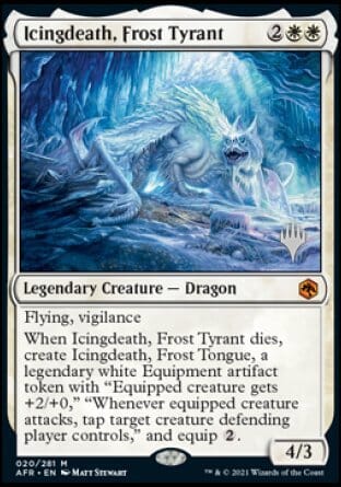 Icingdeath, Frost Tyrant (Promo Pack) [Dungeons & Dragons: Adventures in the Forgotten Realms Promos] MTG Single Magic: The Gathering  | Multizone: Comics And Games