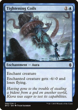 Tightening Coils [Battle for Zendikar] MTG Single Magic: The Gathering  | Multizone: Comics And Games