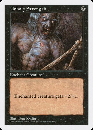 Unholy Strength [Fifth Edition] MTG Single Magic: The Gathering  | Multizone: Comics And Games