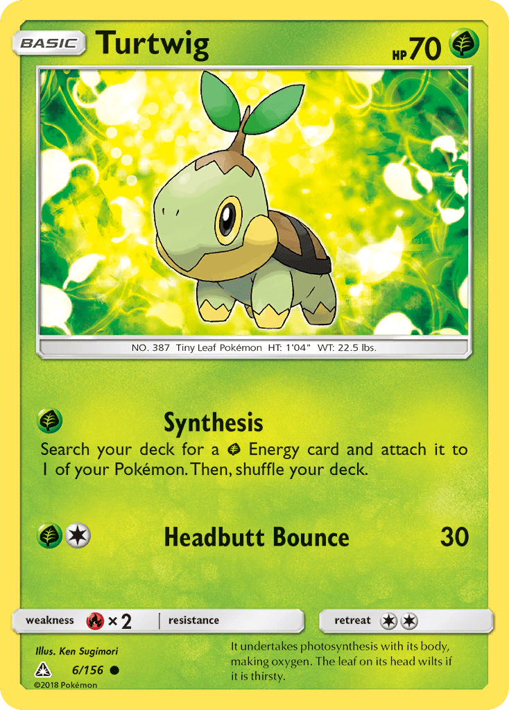 Turtwig (6/156) [Sun & Moon: Ultra Prism] Pokemon Single Pokémon  | Multizone: Comics And Games