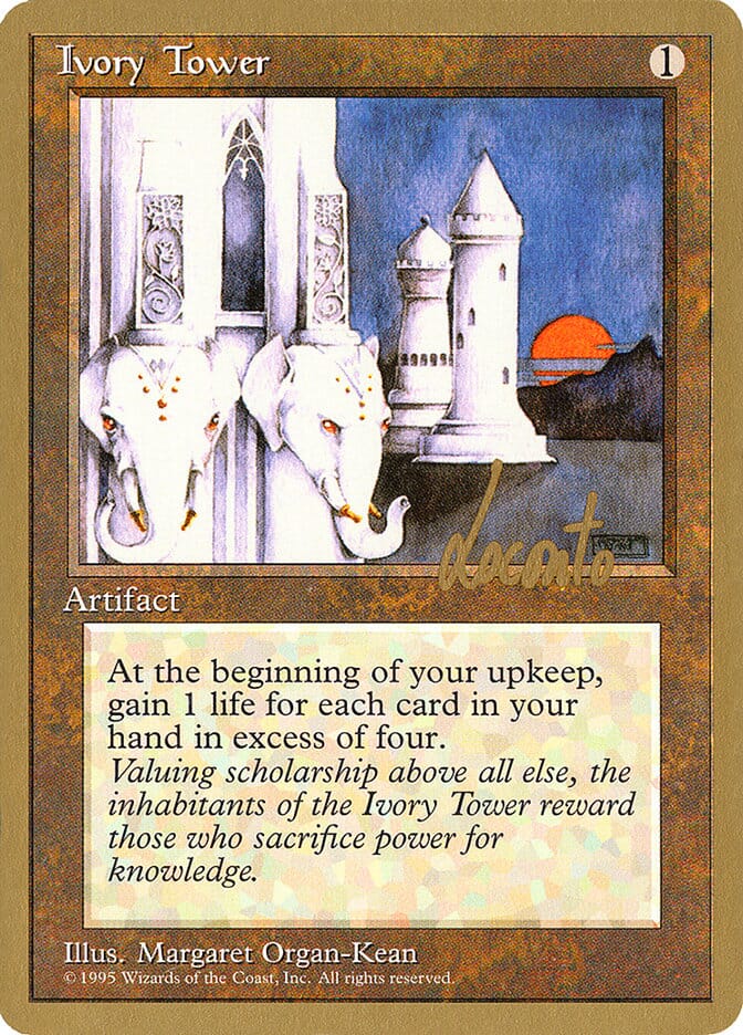 Ivory Tower (Michael Loconto) [Pro Tour Collector Set] MTG Single Magic: The Gathering  | Multizone: Comics And Games