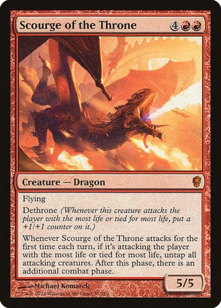 Scourge of the Throne [Conspiracy] MTG Single Magic: The Gathering  | Multizone: Comics And Games