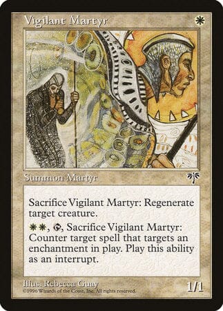 Vigilant Martyr [Mirage] MTG Single Magic: The Gathering  | Multizone: Comics And Games
