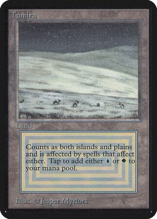 Tundra [Limited Edition Alpha] MTG Single Magic: The Gathering  | Multizone: Comics And Games