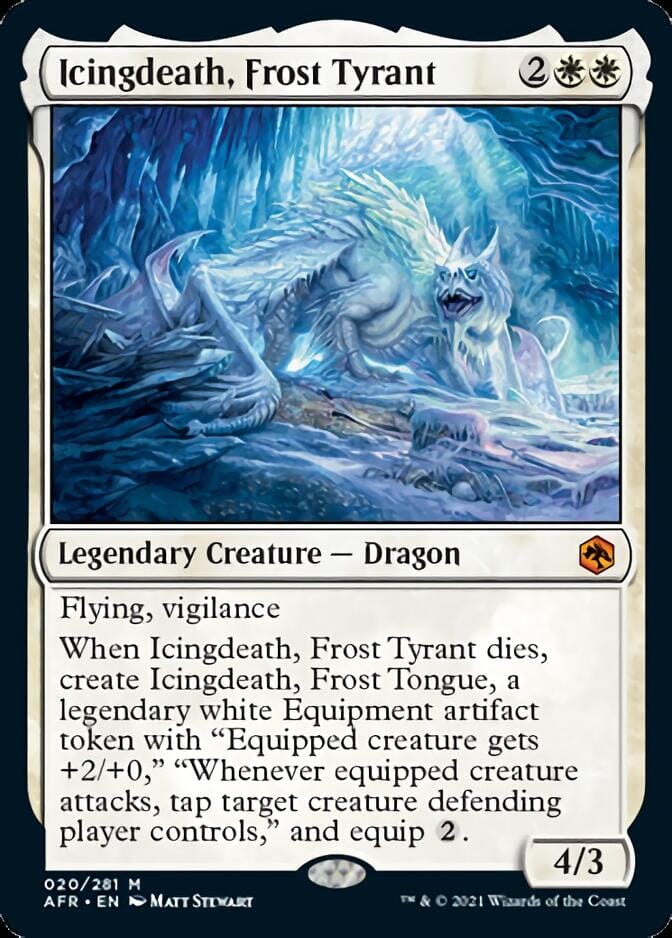 Icingdeath, Frost Tyrant [Dungeons & Dragons: Adventures in the Forgotten Realms] MTG Single Magic: The Gathering  | Multizone: Comics And Games