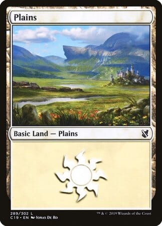 Plains (289) [Commander 2019] MTG Single Magic: The Gathering  | Multizone: Comics And Games