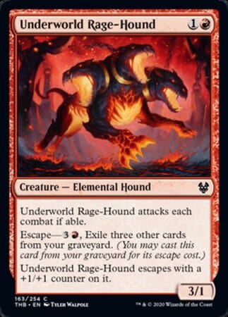 Underworld Rage-Hound [Theros Beyond Death] MTG Single Magic: The Gathering  | Multizone: Comics And Games