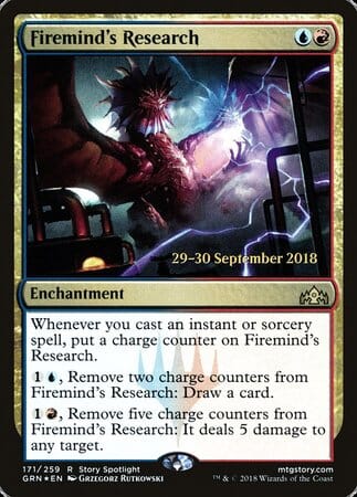 Firemind's Research [Guilds of Ravnica Promos] MTG Single Magic: The Gathering  | Multizone: Comics And Games