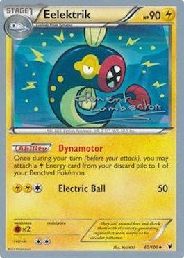 Eelektrik (40/101) (Anguille Sous Roche - Clement Lamberton) [World Championships 2013] Pokemon Single Pokémon  | Multizone: Comics And Games