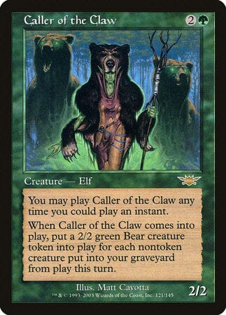 Caller of the Claw [Legions] MTG Single Magic: The Gathering  | Multizone: Comics And Games