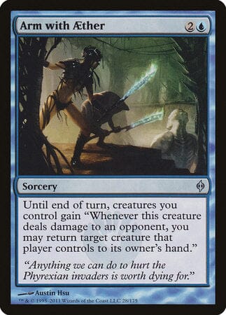 Arm with Aether [New Phyrexia] MTG Single Magic: The Gathering  | Multizone: Comics And Games