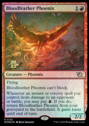 Bloodfeather Phoenix [March of the Machine Prerelease Promos] | Multizone: Comics And Games