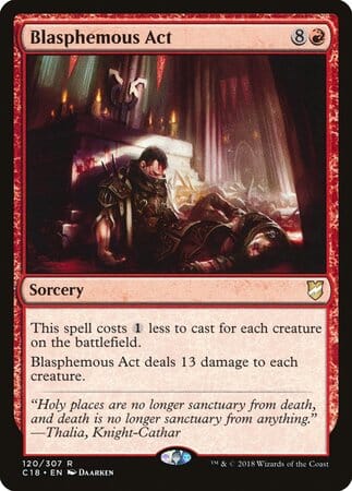 Blasphemous Act [Commander 2018] MTG Single Magic: The Gathering  | Multizone: Comics And Games