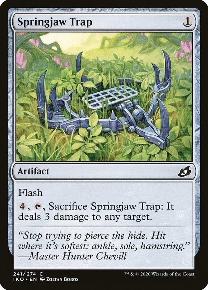 Springjaw Trap [Ikoria: Lair of Behemoths] MTG Single Magic: The Gathering  | Multizone: Comics And Games