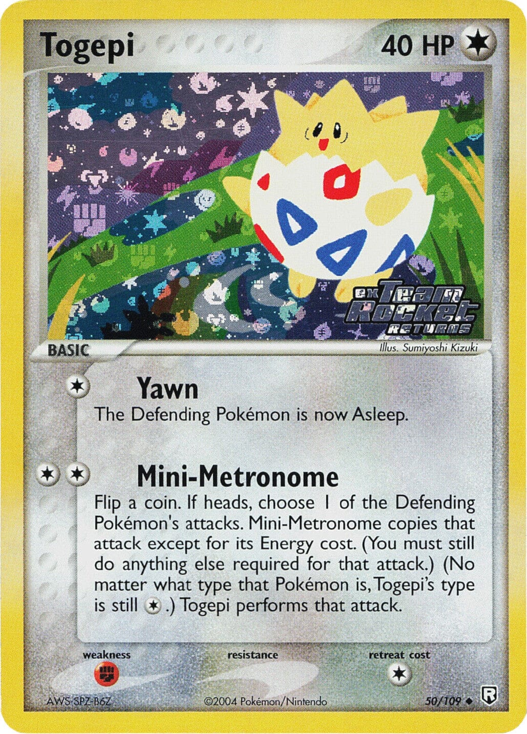 Togepi (50/109) (Stamped) [EX: Team Rocket Returns] Pokemon Single Pokémon  | Multizone: Comics And Games
