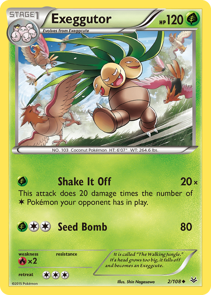 Exeggutor (2/108) [XY: Roaring Skies] Pokemon Single Pokémon  | Multizone: Comics And Games