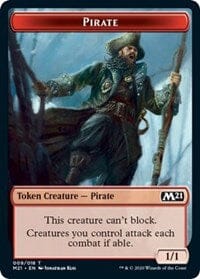 Pirate // Treasure Double-sided Token [Core Set 2021 Tokens] MTG Single Magic: The Gathering  | Multizone: Comics And Games