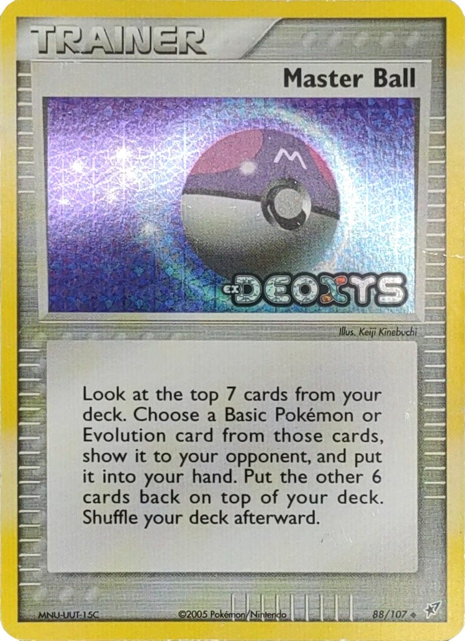 Master Ball (88/107) (Stamped) [EX: Deoxys] Pokemon Single Pokémon  | Multizone: Comics And Games