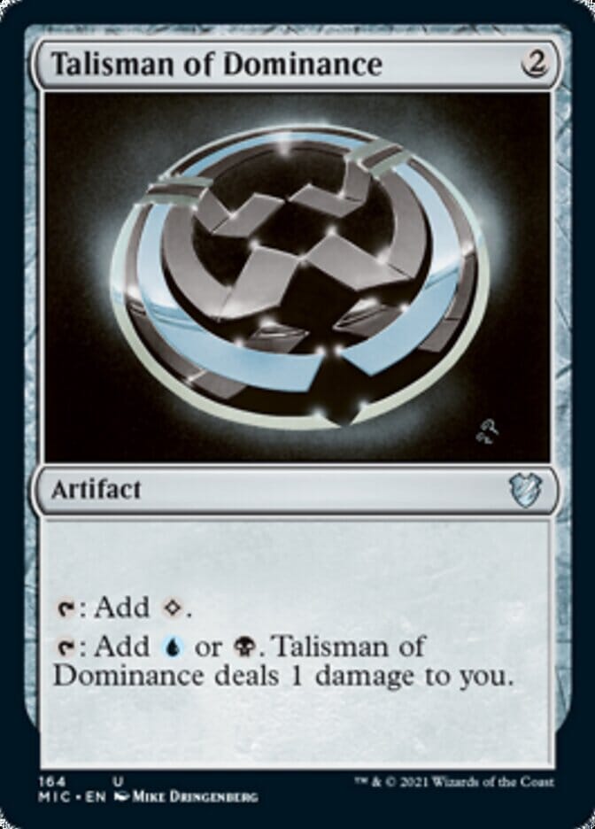 Talisman of Dominance [Innistrad: Midnight Hunt Commander] MTG Single Magic: The Gathering  | Multizone: Comics And Games
