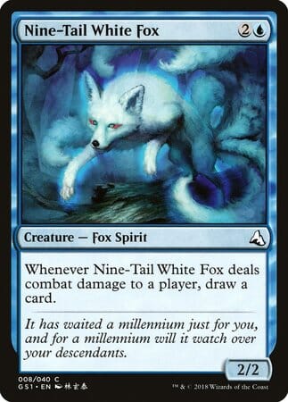Nine-Tail White Fox [Global Series Jiang Yanggu & Mu Yanling] MTG Single Magic: The Gathering  | Multizone: Comics And Games