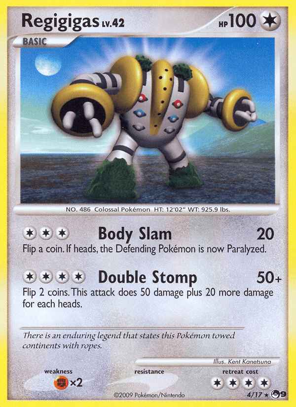 Regigigas (4/17) [POP Series 9] Pokemon Single Pokémon  | Multizone: Comics And Games