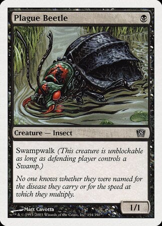 Plague Beetle [Eighth Edition] MTG Single Magic: The Gathering  | Multizone: Comics And Games