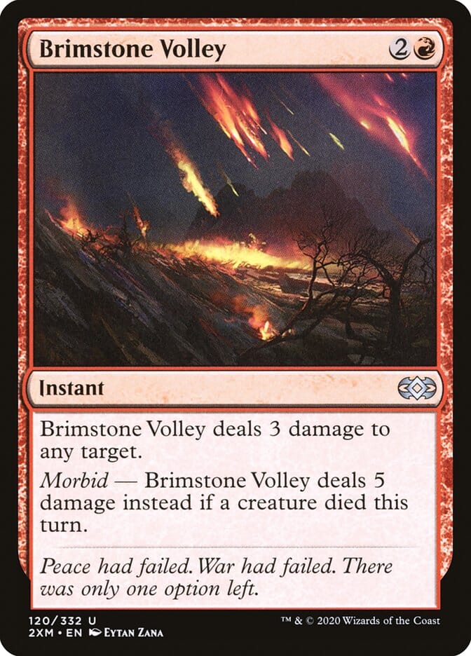 Brimstone Volley [Double Masters] MTG Single Magic: The Gathering  | Multizone: Comics And Games