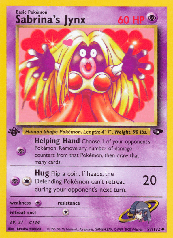 Sabrina's Jynx (57/132) [Gym Challenge 1st Edition] Pokemon Single Pokémon  | Multizone: Comics And Games