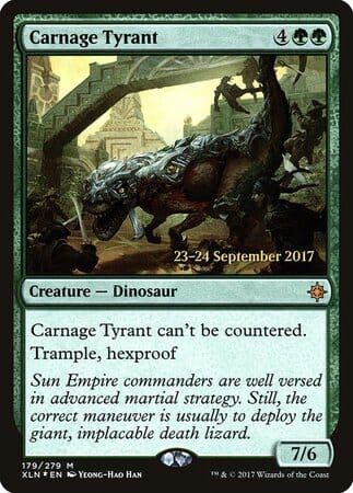 Carnage Tyrant [Ixalan Promos] MTG Single Magic: The Gathering  | Multizone: Comics And Games