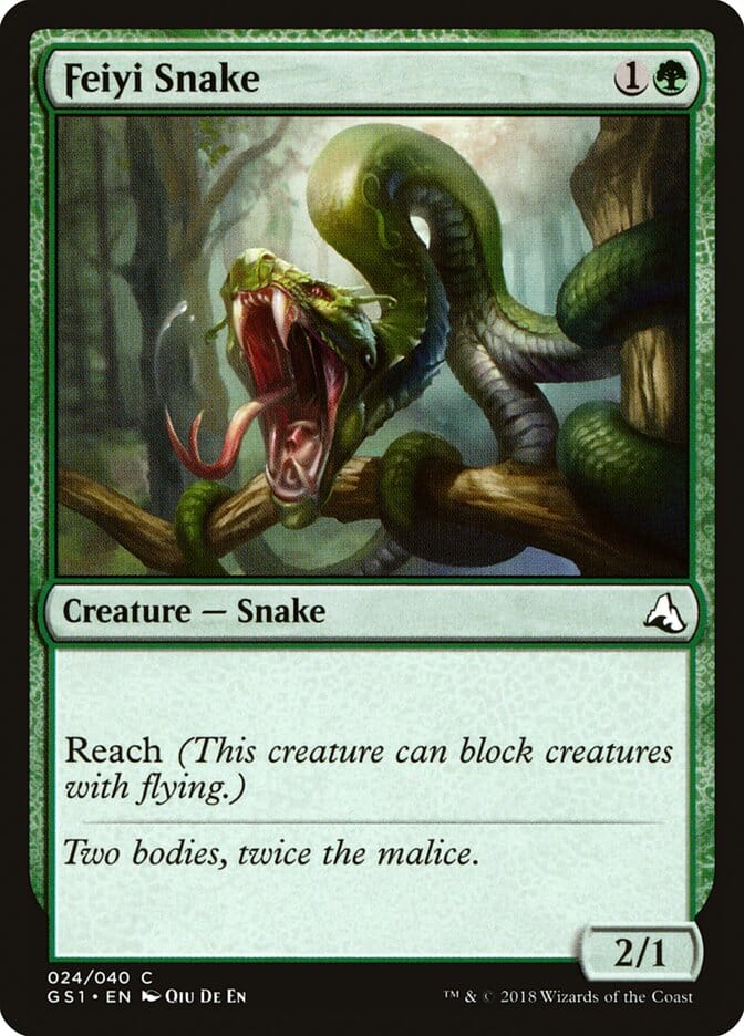 Feiyi Snake [Global Series Jiang Yanggu & Mu Yanling] MTG Single Magic: The Gathering  | Multizone: Comics And Games