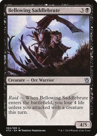 Bellowing Saddlebrute [Khans of Tarkir] MTG Single Magic: The Gathering  | Multizone: Comics And Games