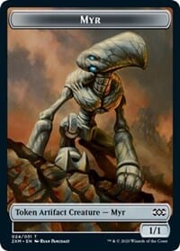 Myr (024) // Shapeshifter Double-sided Token [Double Masters Tokens] MTG Single Magic: The Gathering  | Multizone: Comics And Games