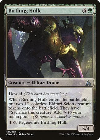 Birthing Hulk [Oath of the Gatewatch] MTG Single Magic: The Gathering  | Multizone: Comics And Games