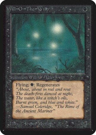 Will-o'-the-Wisp [Limited Edition Alpha] MTG Single Magic: The Gathering  | Multizone: Comics And Games