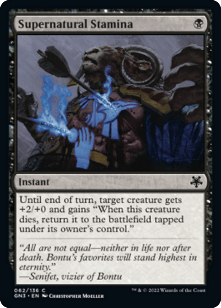 Supernatural Stamina [Game Night: Free-for-All] MTG Single Magic: The Gathering  | Multizone: Comics And Games