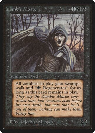 Zombie Master [Limited Edition Beta] MTG Single Magic: The Gathering  | Multizone: Comics And Games