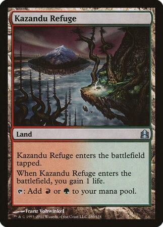 Kazandu Refuge [Commander 2011] MTG Single Magic: The Gathering  | Multizone: Comics And Games