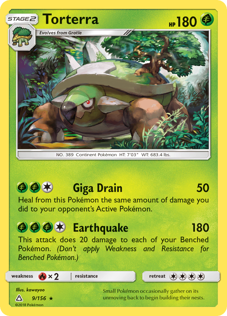 Torterra (9/156) [Sun & Moon: Ultra Prism] Pokemon Single Pokémon  | Multizone: Comics And Games