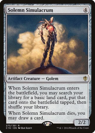 Solemn Simulacrum [Commander 2016] MTG Single Magic: The Gathering  | Multizone: Comics And Games