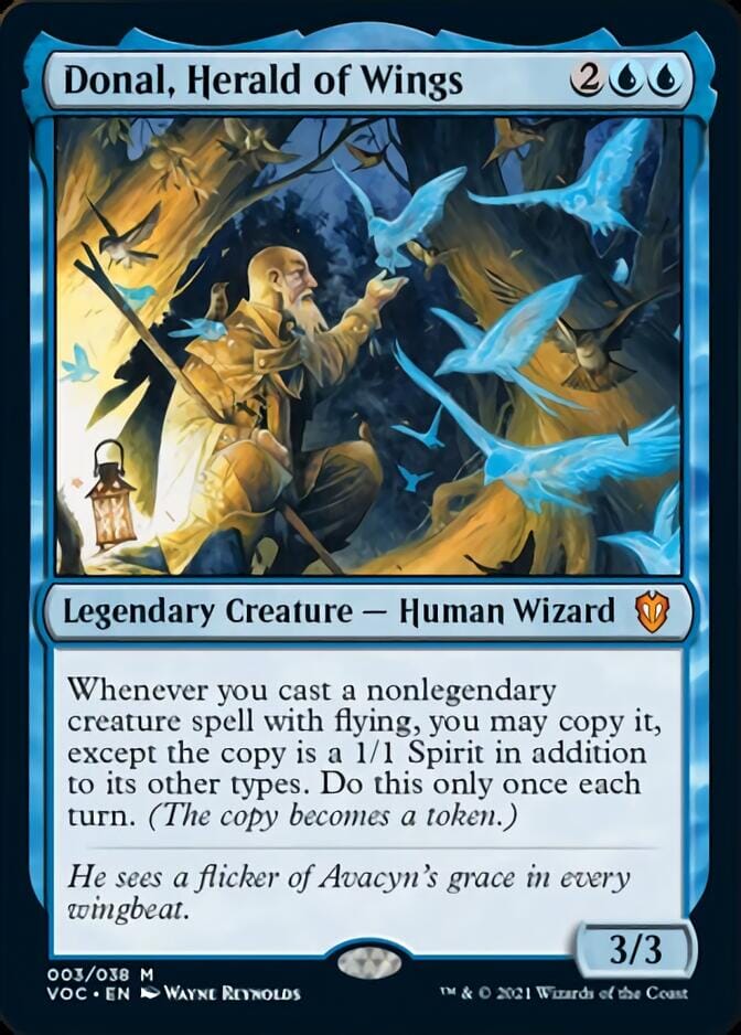 Donal, Herald of Wings [Innistrad: Crimson Vow Commander] MTG Single Magic: The Gathering  | Multizone: Comics And Games